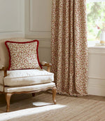 Cervino Rednut Fringed Jacquard Cushion