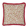 Cervino Rednut Fringed Jacquard Cushion