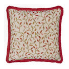 Cervino Rednut Fringed Jacquard Cushion