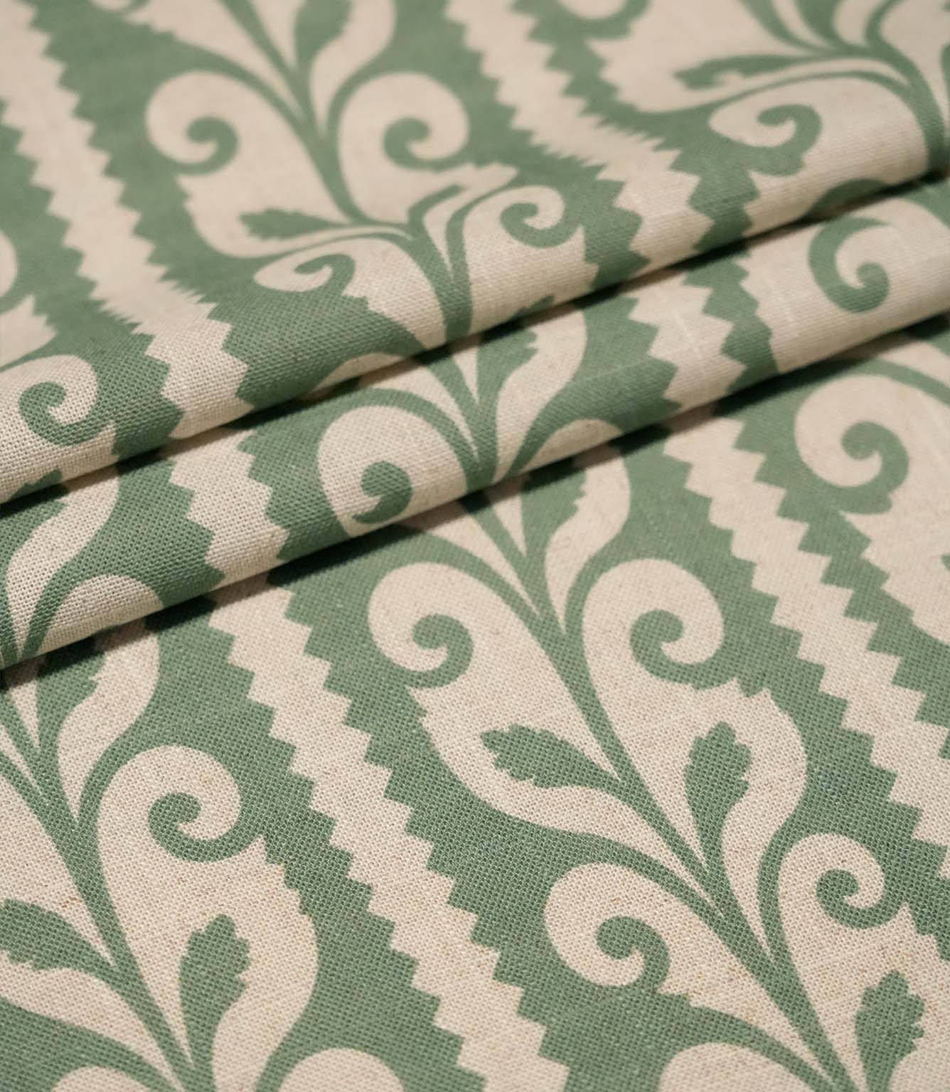 Walled Garden Fabric / Apple Green