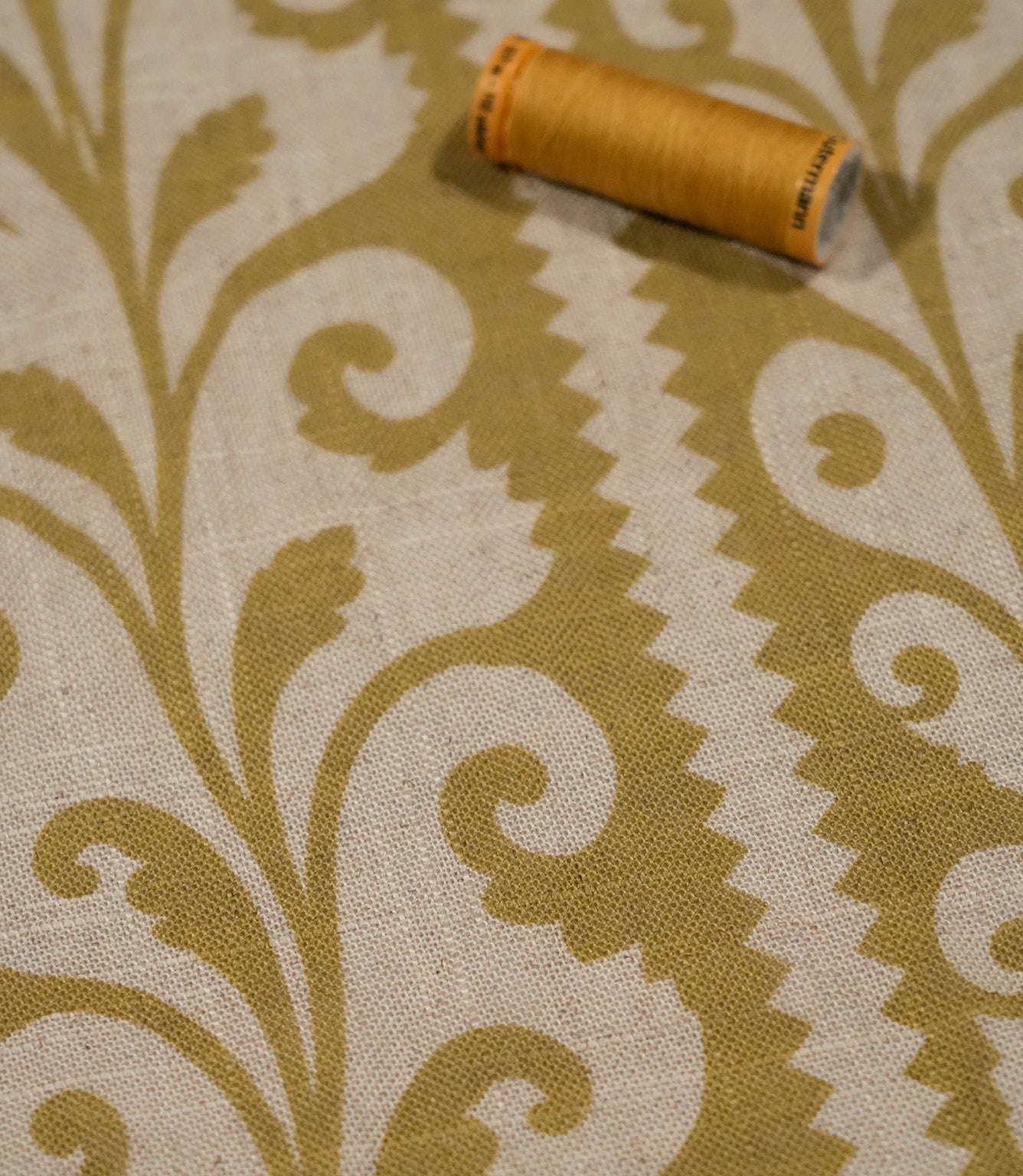 Walled Garden Fabric / Gold