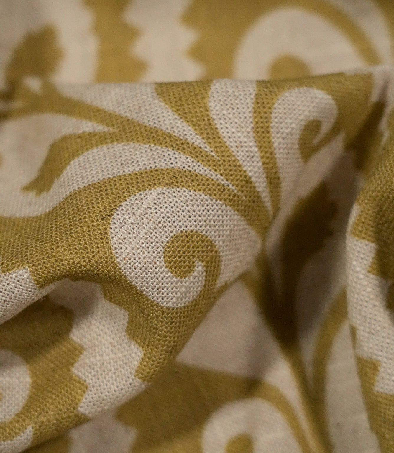 Walled Garden Fabric / Gold