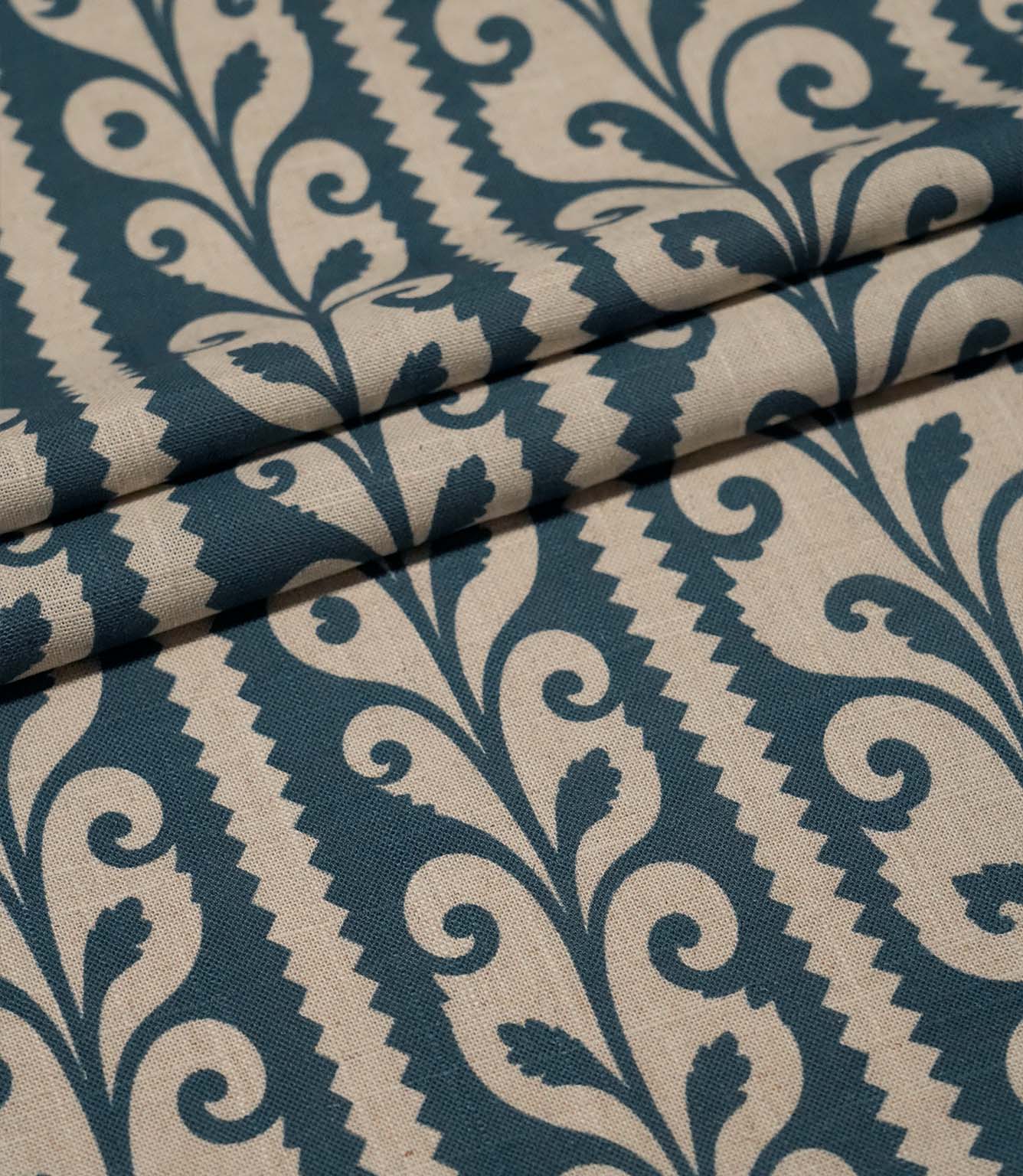 Walled Garden Fabric / Indigo