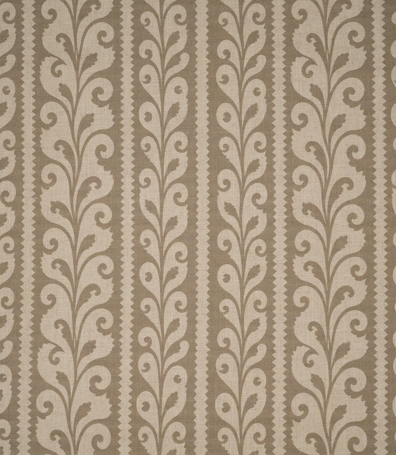 Walled Garden Fabric / Taupe Linen