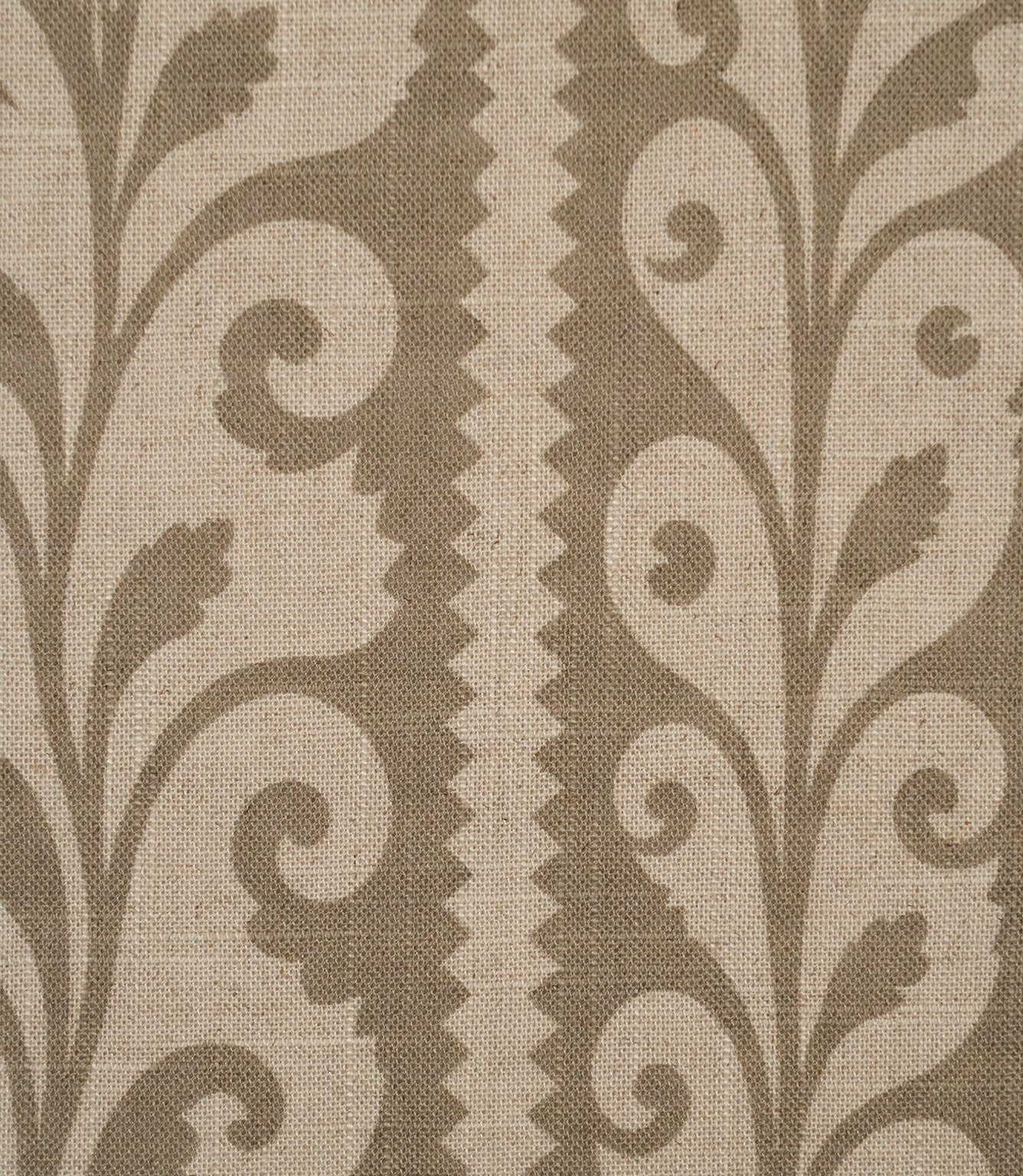 Walled Garden Fabric / Taupe Linen