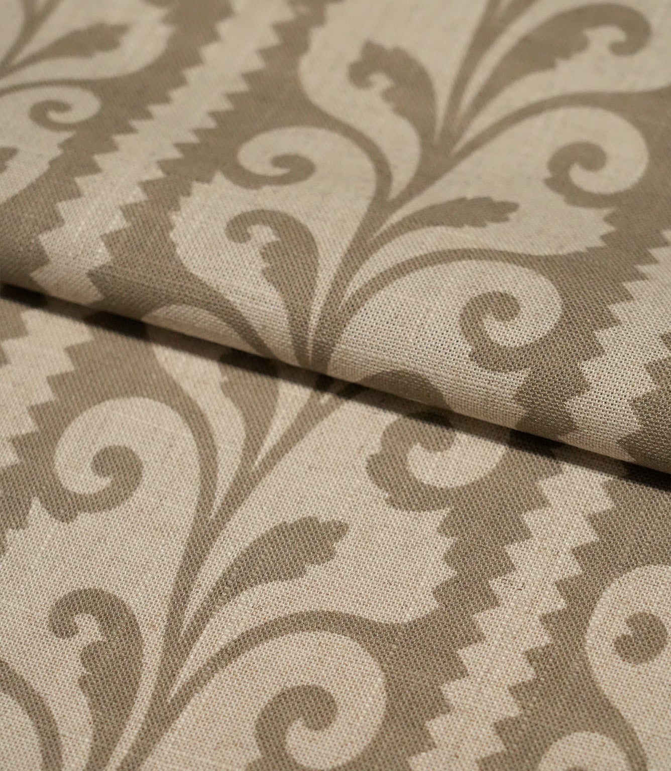 Walled Garden Fabric / Taupe Linen