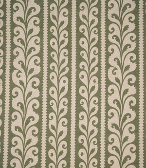 Walled Garden Fabric / Olive Green