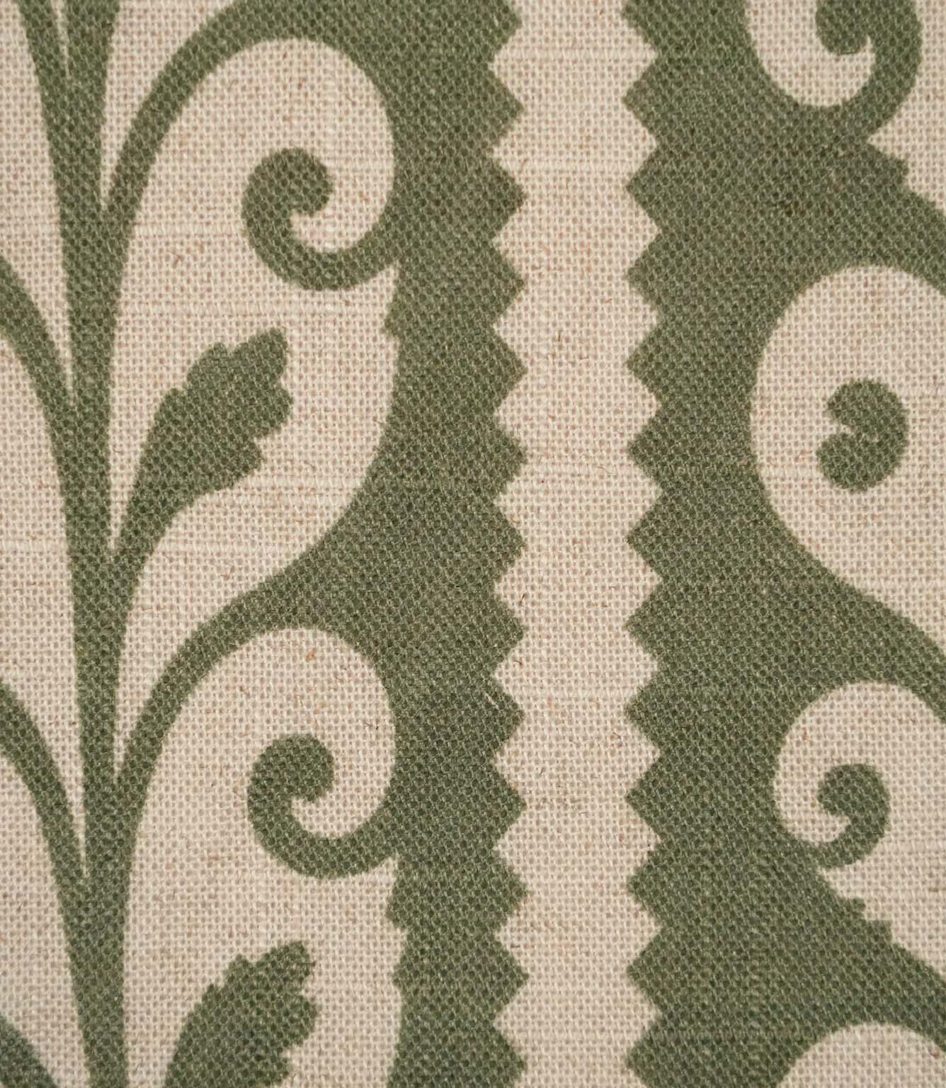 Walled Garden Fabric / Olive Green