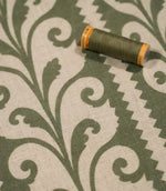 Walled Garden Fabric / Olive Green