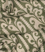 Walled Garden Fabric / Olive Green