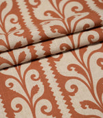 Walled Garden Fabric / Rust