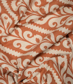 Walled Garden Fabric / Rust