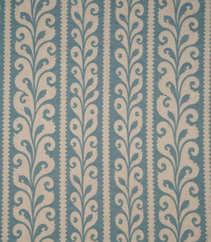 Walled Garden Fabric / Steel Blue