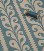 Walled Garden Fabric / Steel Blue