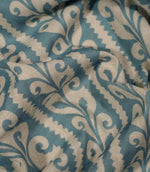 Walled Garden Fabric / Steel Blue