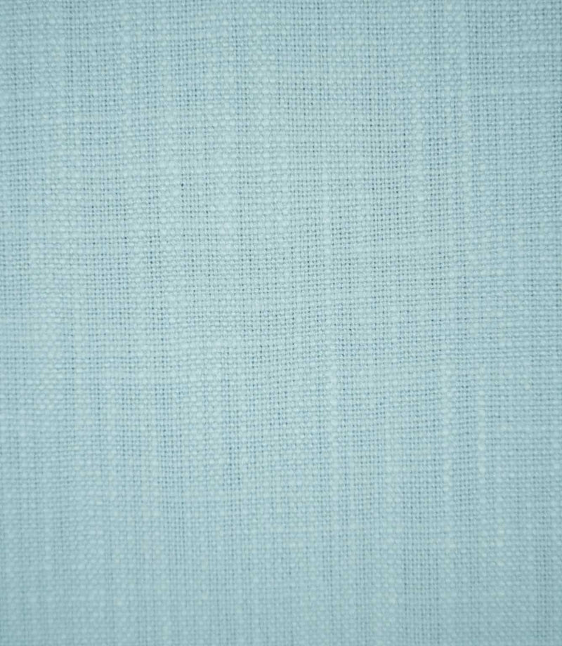 Waverley Duck Egg 100% brushed cotton fabric in a soft pale blue-green shade, showing its fine woven texture and subtle natural-looking fibres.