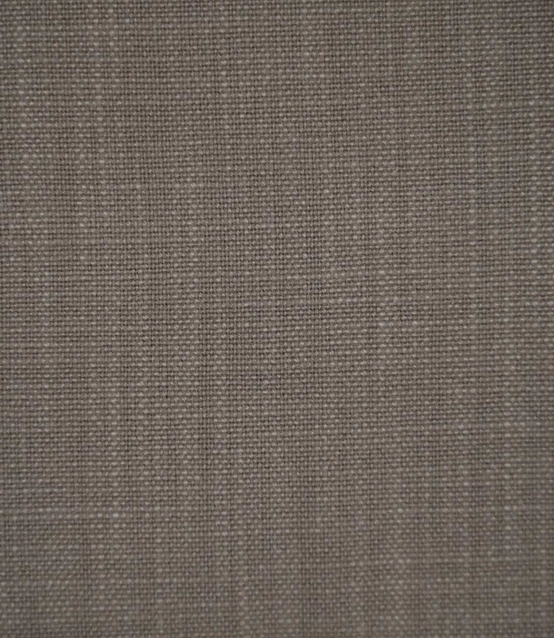 Waverley Mink 100% brushed cotton fabric in a warm taupe-grey shade, showing its fine, closely woven texture and subtle variations in the natural-looking fibres.