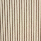 Wedmore Wide ivory striped fabric featuring narrow taupe embroidered stripes on a soft woven cream background.
