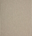 Full width view of Wedmore Wide woven stripe upholstery fabric with a textured embroidered stripe design.
