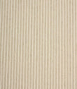 Wedmore Wide natural striped fabric with fine embroidered vertical stripes on a textured woven base.