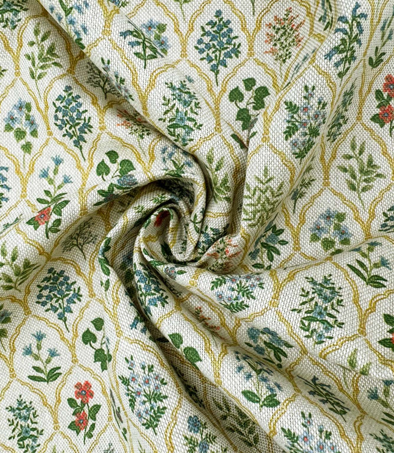 Wildflower Fabric / Moss