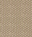 Wildwood Alder fabric featuring a small-scale Scandi botanical design with muted plum and taupe leaves, olive green stems and delicate earthy details on a natural cream background.