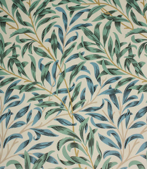 Willow Bough Velvet Fabric / Seafoam