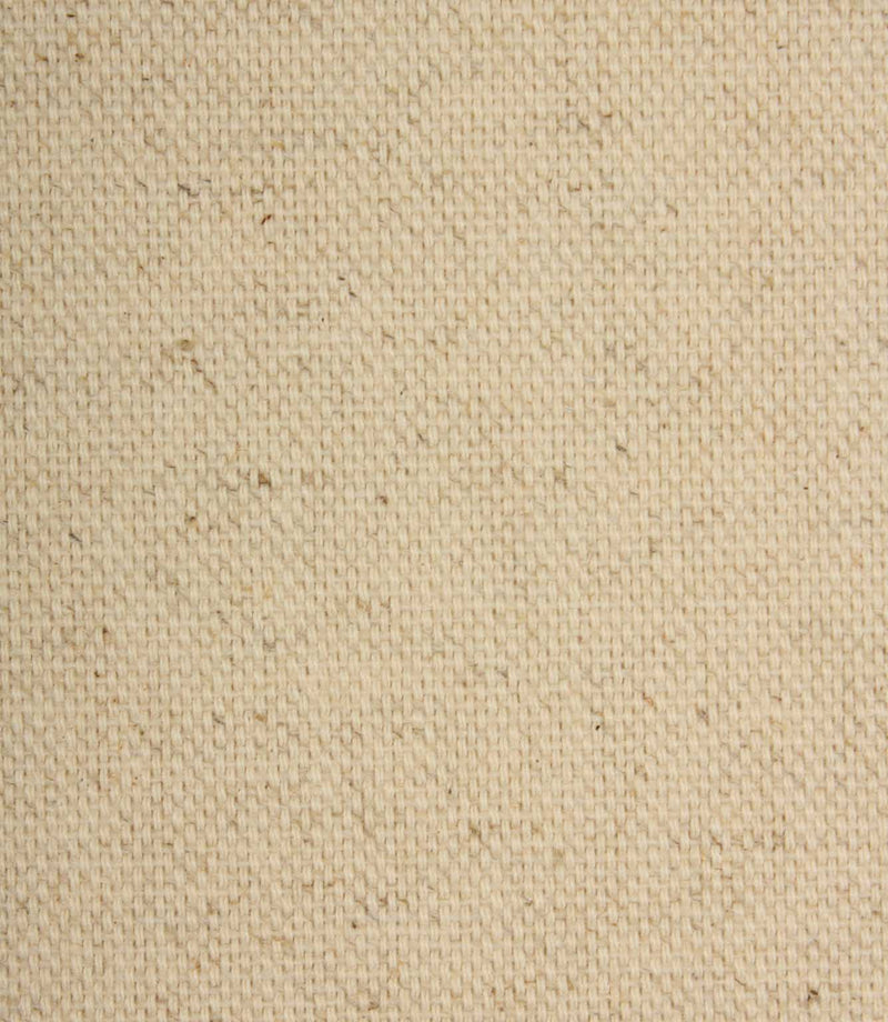 Natural plain woven fabric