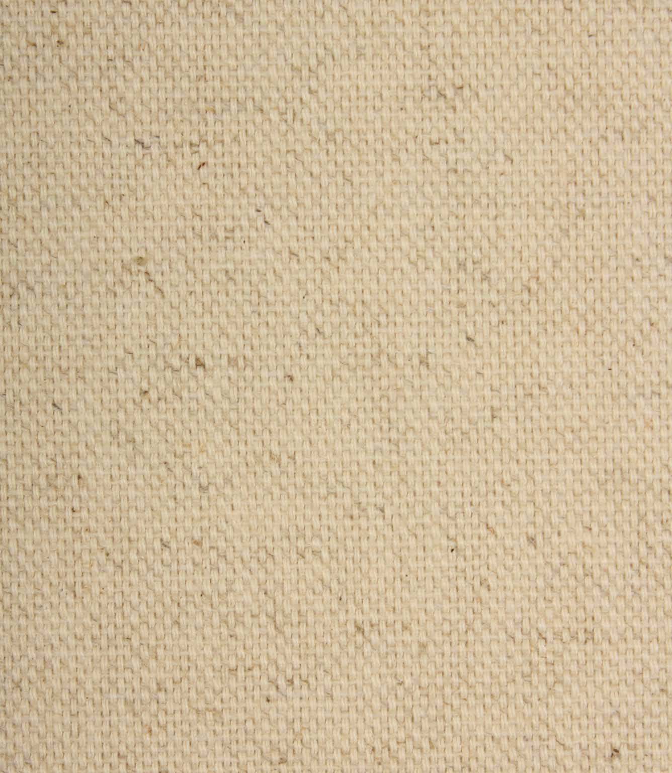 Natural plain woven fabric