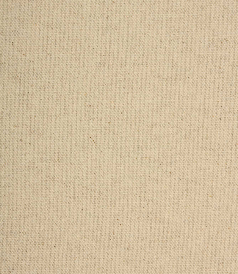 Natural plain woven fabric