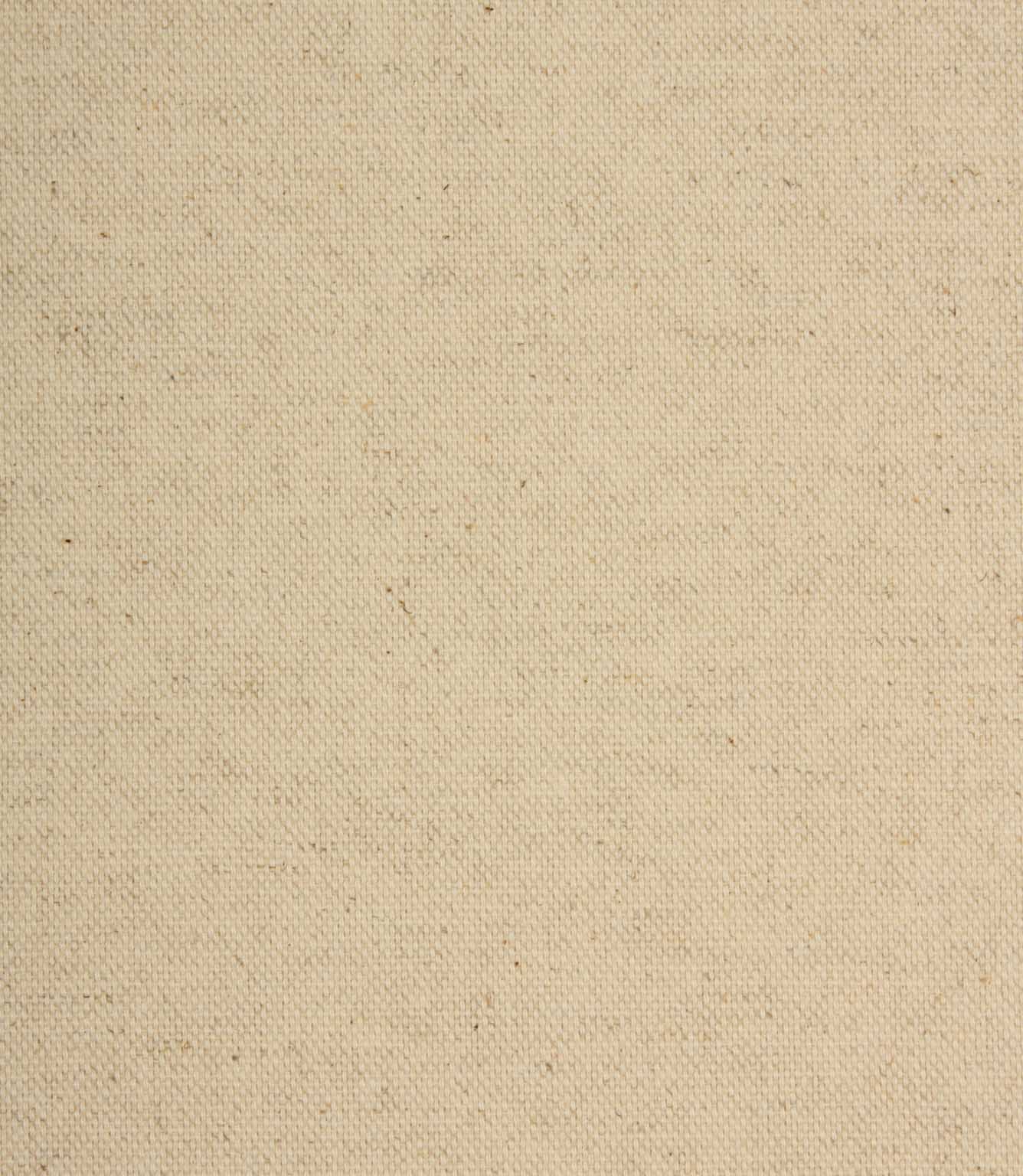 Natural plain woven fabric