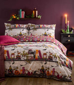 Witchy Tales Printed Reversible Duvet Cover Set Multicolour