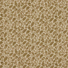 Woodcliff Dune fabric featuring a small-scale Scandinavian-inspired foliage design with stylised oak leaves and delicate branching stems in warm beige, sand and taupe tones on a natural cream background.