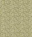 Woodcliff Kelp fabric featuring a small-scale Scandinavian-inspired foliage pattern with stylised oak-like leaves and delicate branching stems in soft olive and sage green on a warm cream background.