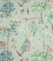 Woodland Adventures Fabric / Aqua