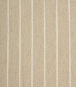 Close-up of Wooton Wide extra wide upholstery fabric showing textured embroidered stripes on a woven base.