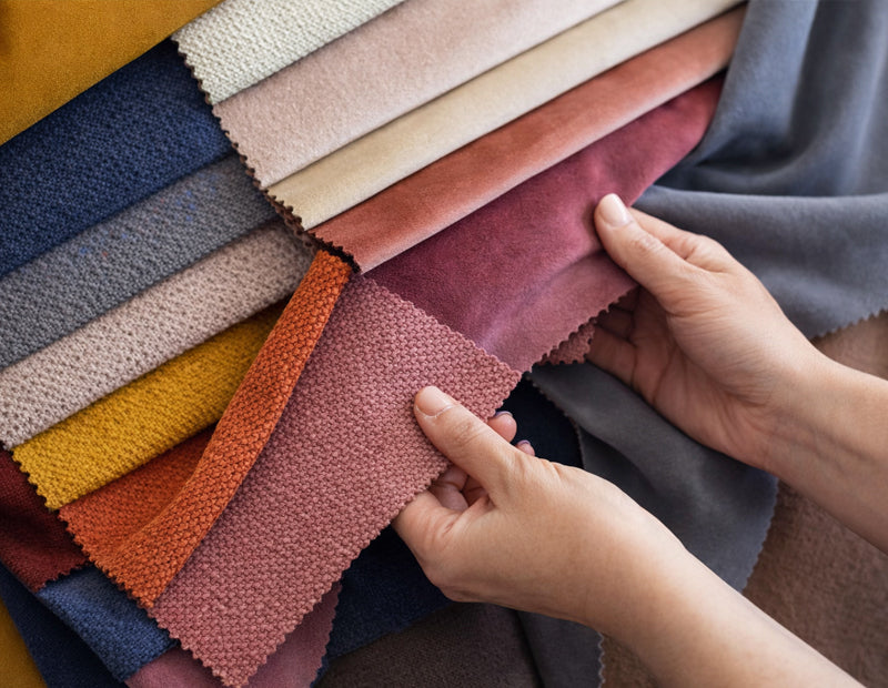 Fabric Samples for Curtain & Blinds Measuring & Design Service