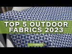 Coastal Outdoor Fabric / Noir