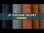 JF Vintage Velvet Fabric / Emerald
