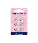 Snap Fasteners Rust Proof Brass Set of 6 -13mm