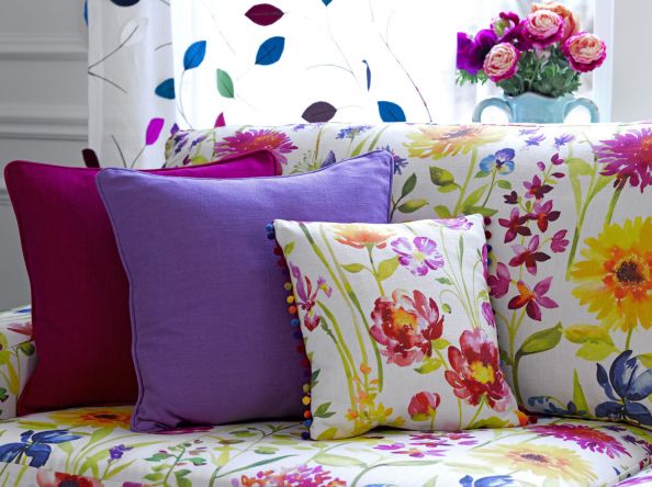 Five ways to use floral fabric effectively