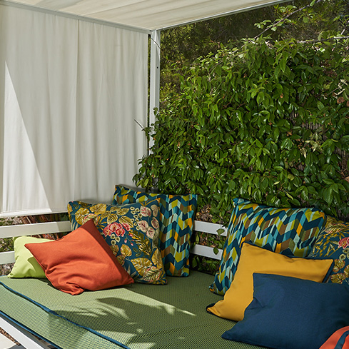 The Best Outdoor Fabric For Cushions Just Fabrics - Best Cushion Material For Outdoor Furniture