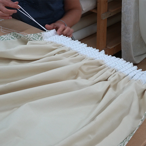 How to make shop lined curtains