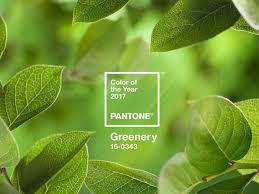Pantone colour of the year - Greenery