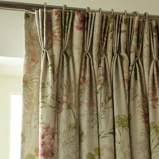 Classic Floral Living Room Curtain Fabrics 