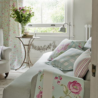 Mix your patterns with vintage fabric and floral prints Mix your patterns with vintage fabric and floral prints