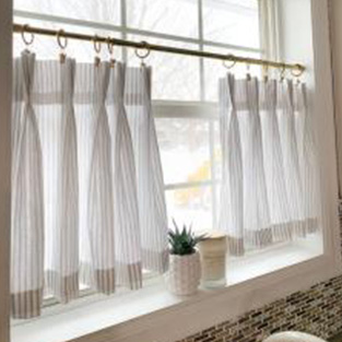 Create café curtains for some French chic Create café curtains for some French chic