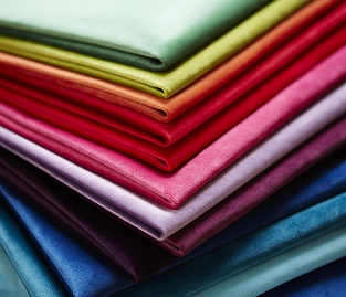 Different types of velvet fabric