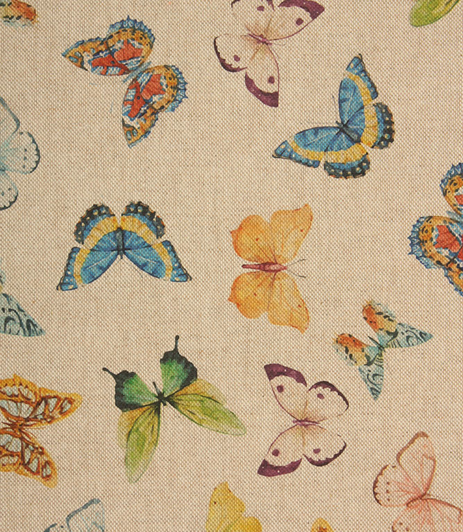 Tropical Butterflies Fabric / Multi