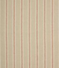 Cotswold Linen Stripe Fabric / Terracotta